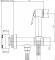 Гигиенический душ Bossini Paloma Flat E37015B.073 со смесителем, черный матовый