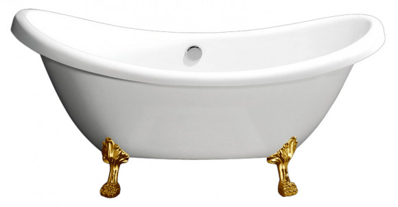 Акриловая ванна BelBagno BB05-ORO ножки золото